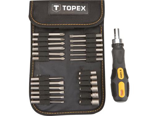 Изображение товара Набор отвертка со вставками TOPEX 39D352 26шт.