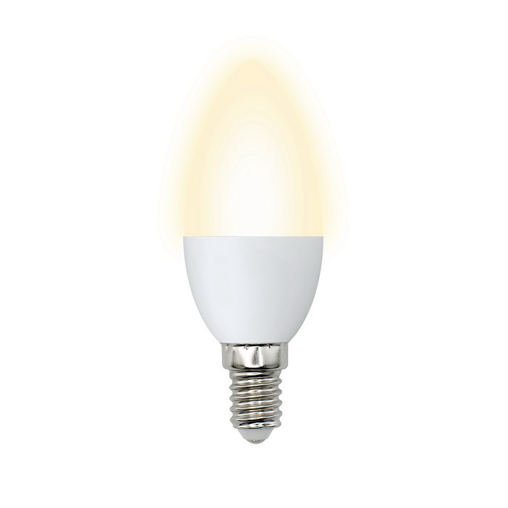 

Лампа светодиодная Volpe Led-c37-6w/ww/e14/fr/o 10шт