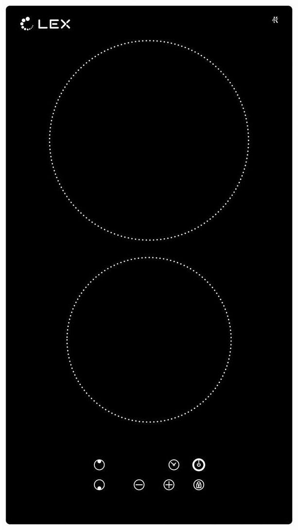 

Панель варочная Lex Evh 320 bl, Черный, Evh 320 bl