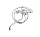 Изображение товара Смеситель для умывальника и ванны ARGO 102 LEONIDO латунь хром двойной ручки