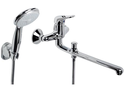 Изображение товара Смеситель для умывальника КИТ ЯНГ 745 из латуни с поворотным изливом