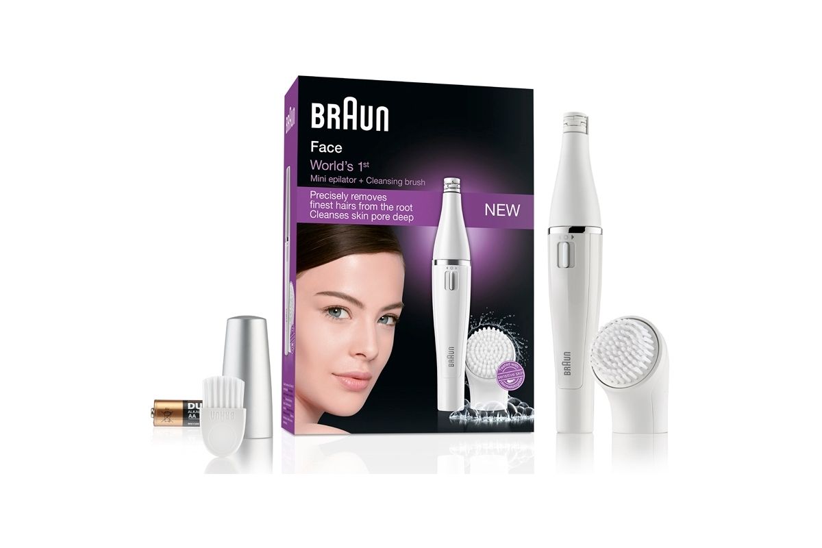 Braun face 2-в-1 для глубокого очищения пор и точной эпиляции