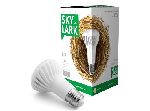 Изображение товара Светодиодная лампа SKYLARK B005 E27 R63 7W 2700K
