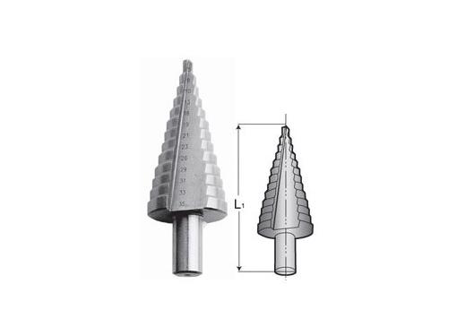 Изображение товара Сверло по металлу АТАКА Ф18х66мм ступенчатое титан М2