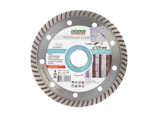Изображение товара Алмазный круг DISTAR 1A1R Turbo Bestseller Universal диаметр 125 мм для бетона и камня