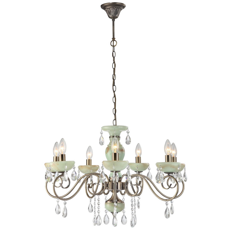 Фото #1: Люстра Arte lamp Onyx green a9592lm-7ab