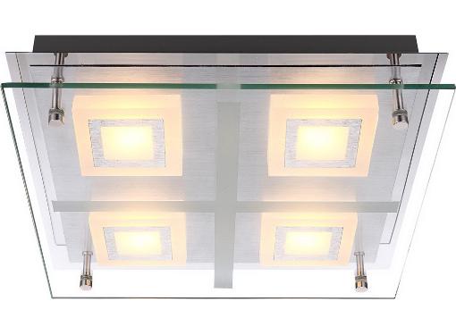 Изображение товара Светильник настенно-потолочный GLOBO DANIELE 49206-4 4x4.5W LED стиль модерн серебристый
