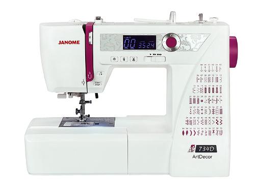   JANOME ArtDecor 734D  60 6  .  LCD LED.