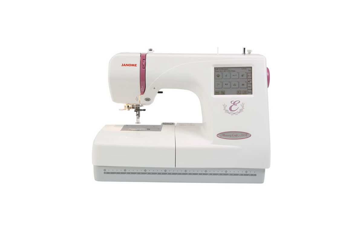 Швейная машинка Janome Memory Craft 350E вышивальная 6шрифтов (3 русских)  90 встр. рисунков - цена, фото - купить в Москве, СПб и РФ