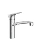 Изображение товара Современный кухонный смеситель HANSGROHE Logis 71832 с поворотным изливом и хромированным покрытием