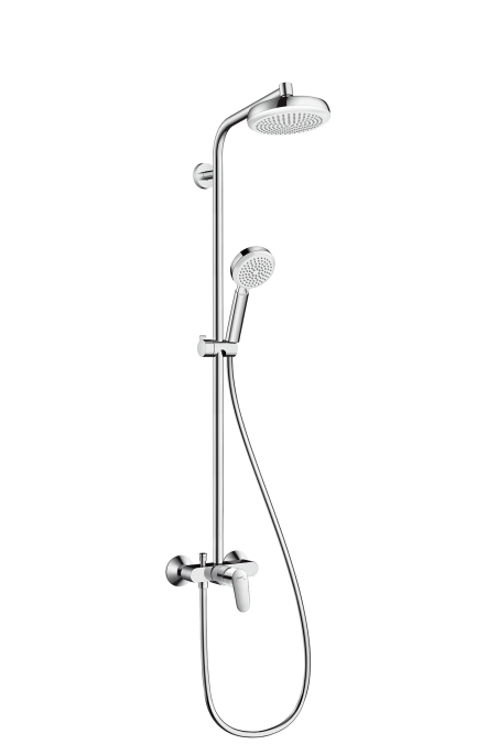 фото Душевая система hansgrohe croma showerpipe 160 27266