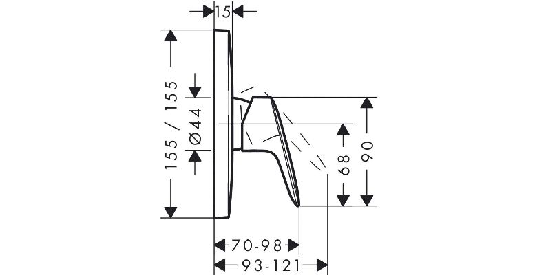��������� ��� ���� HANSGROHE Logis 71605