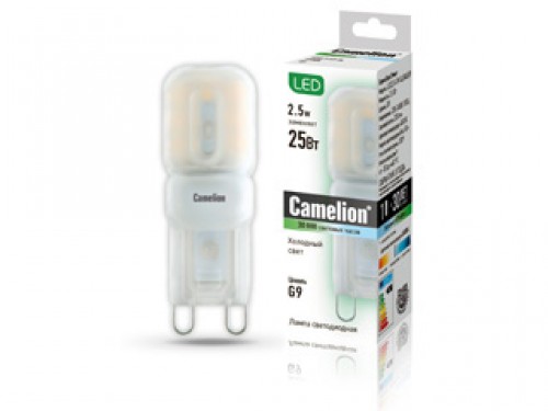 

Лампа светодиодная Camelion Led2.5-g9-sl/845/g9, Led2.5-g9-sl/845/g9