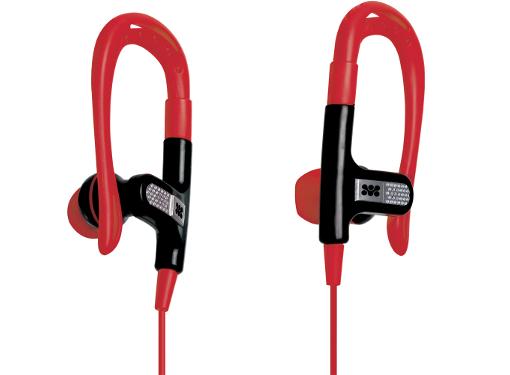 Изображение товара Спортивные наушники PROMATE Glitzy RD с микрофоном и креплением для уха