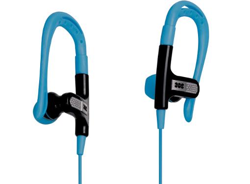 Изображение товара Спортивные наушники PROMATE Glitzy BL с микрофоном яркий дизайн и качественный звук