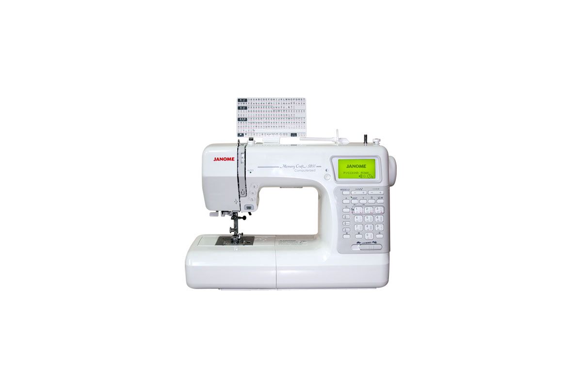 Швейная машинка JANOME Memory Craft 5200 купить в Уфе по доступной цене:  характеристики и фото