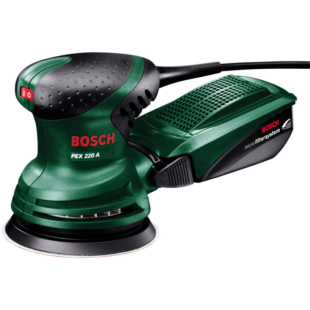 Эксцентриковая машина BOSCH PEX 220 A (0603378020) купить в Уфе по  доступной цене: характеристики и фото