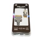 Изображение товара Переходник DVI-HDMI DELINK 7560 0,3 метра пластиковый видео кабель