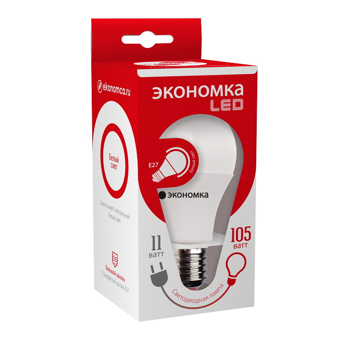 

Лампа светодиодная ЭКОНОМКА Космос eco_led10wa60e2745, Космос eco_led10wa60e2745