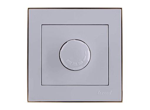 Изображение товара Диммер LEZARD 703-0226-117 серия Рейн белый с золотой вставкой 500Вт