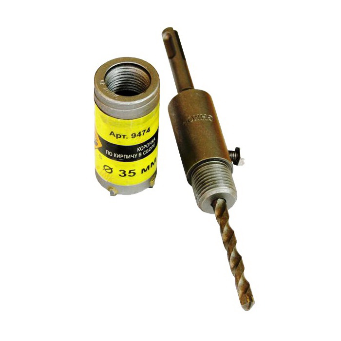 

Коронка твердосплавная ЭНКОР Ф35мм sds+ (9474, Ф35мм sds+ (9474)