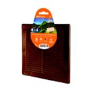 Изображение товара Решётка для вентиляции TDM SQ1807-0082 250x250 мм с москитной сеткой коричневая