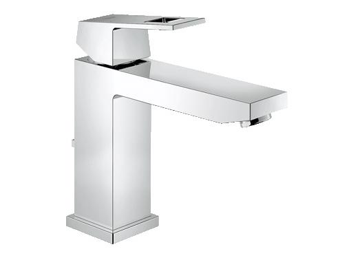 Изображение товара Смеситель для умывальника GROHE EuroCube хром однорычажный с технологией EcoJoy