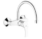 Изображение товара Современный кухонный смеситель GROHE Eurosmart для моек 32482002 хром