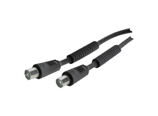 Изображение товара Кабель SCHWAIGER 23111 0 TV-Jack/TV-Plug 5 м черный