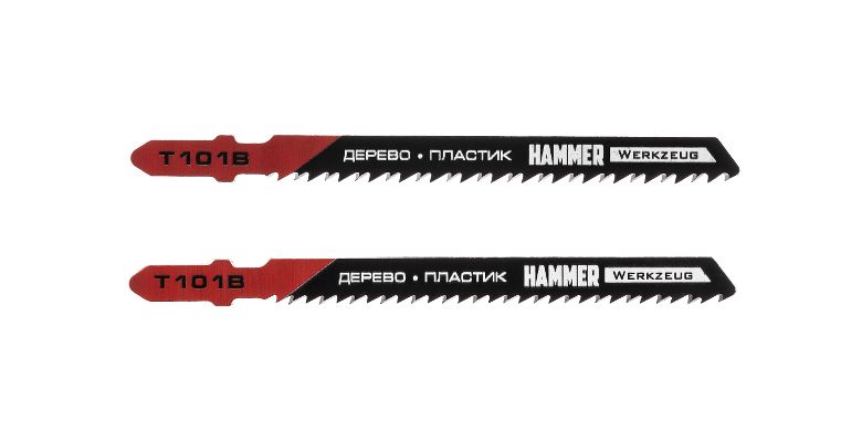 Пилки для лобзика HAMMER JG WD T101B (2шт.)