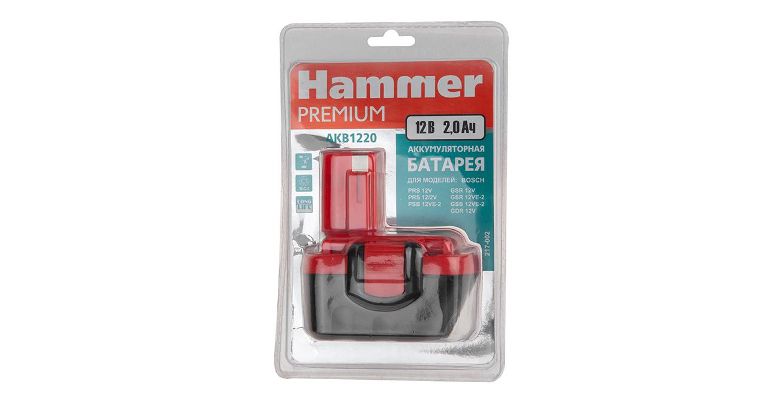 ����������� HAMMER 12� 2�� NiCd (AKB1220  12� 2.0��)