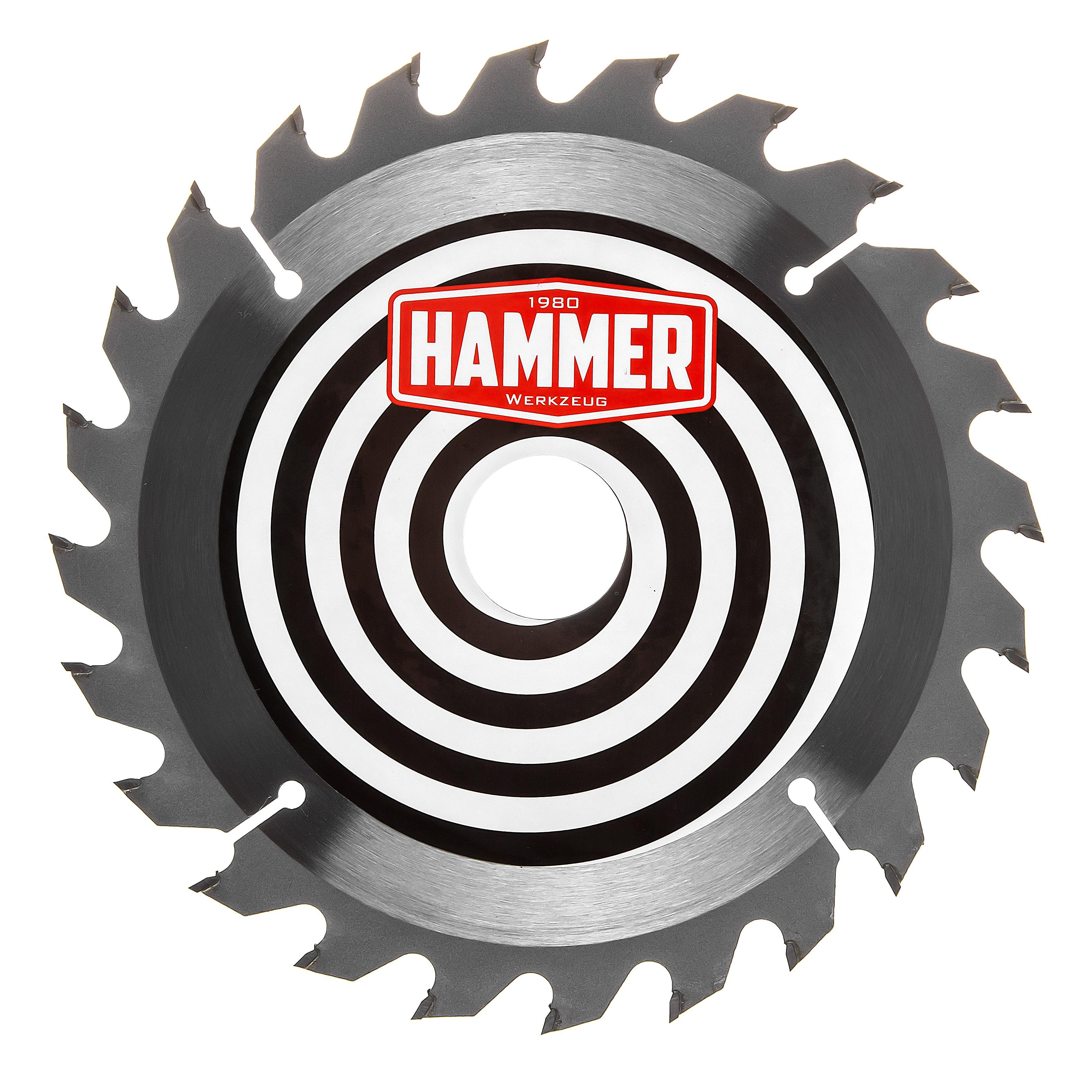 Диск пильный твердосплавный Hammer Ф185х30мм 24зуб.