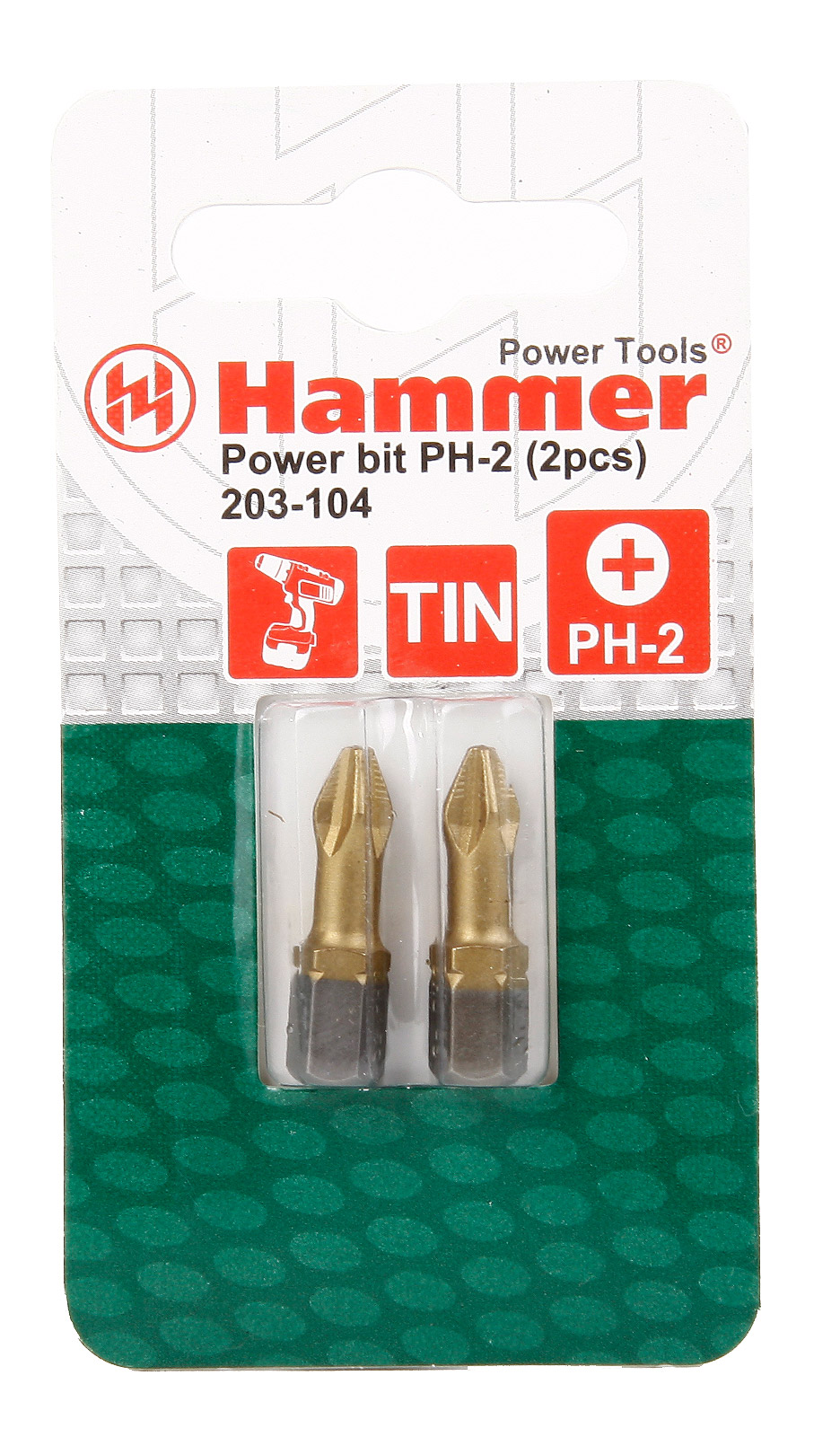 

Бита Hammer Pb ph-2 25мм (2шт.), Pb ph-2 25мм (2шт.)