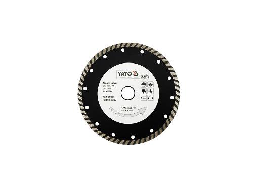 Изображение товара Алмазный круг YATO TURBO Ф180х22мм для бетона и камня
