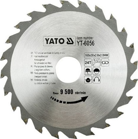 

Диск пильный твердосплавный Yato Yt-6056