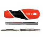Изображение товара Отвертка YATO YT-25971 с сменными битами 6-в-1, магнитные наконечники