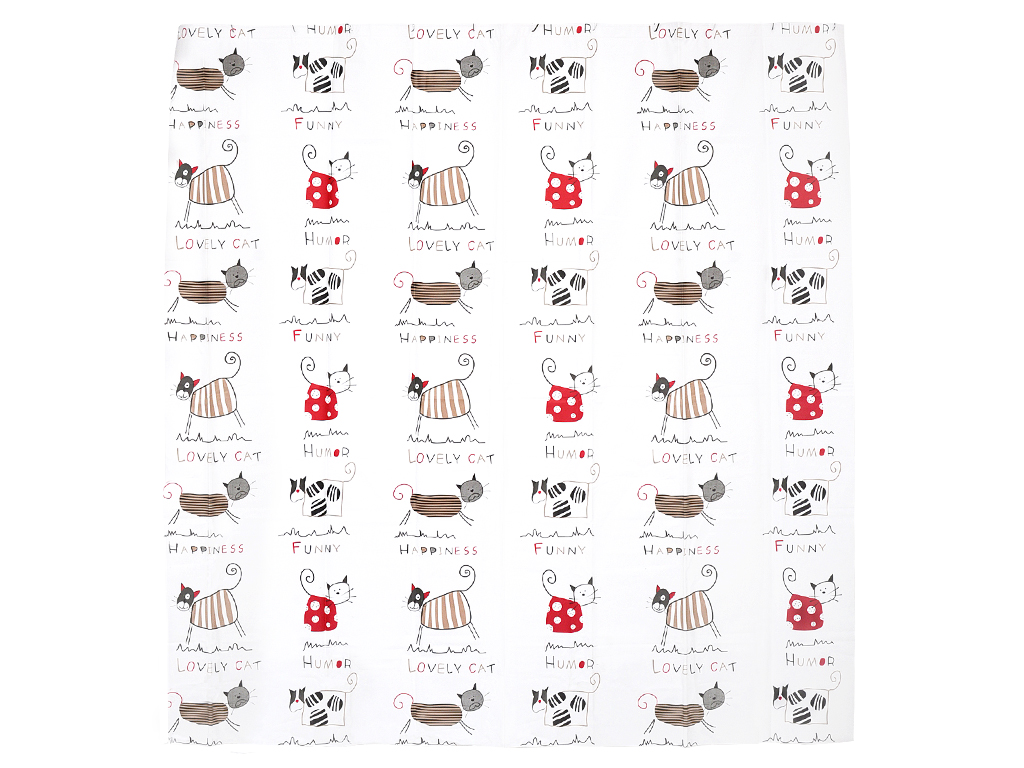 

Штора для ванной комнаты Verran Funny cats 650-41