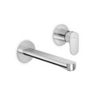 Изображение товара Смеситель для раковины NEWFORM Linfa из стены хром, модель 67030.21.018