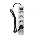 Сетевой фильтр POWERCUBE SPG-B-6  1.4м 5розеток серый 10А 2.2кВт