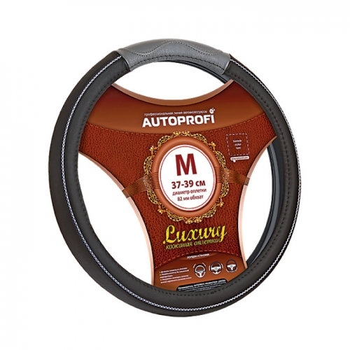 Оплетка Autoprofi Ap-1080 bk/gy (m) оплетка autoprofi ap 470 d gy m