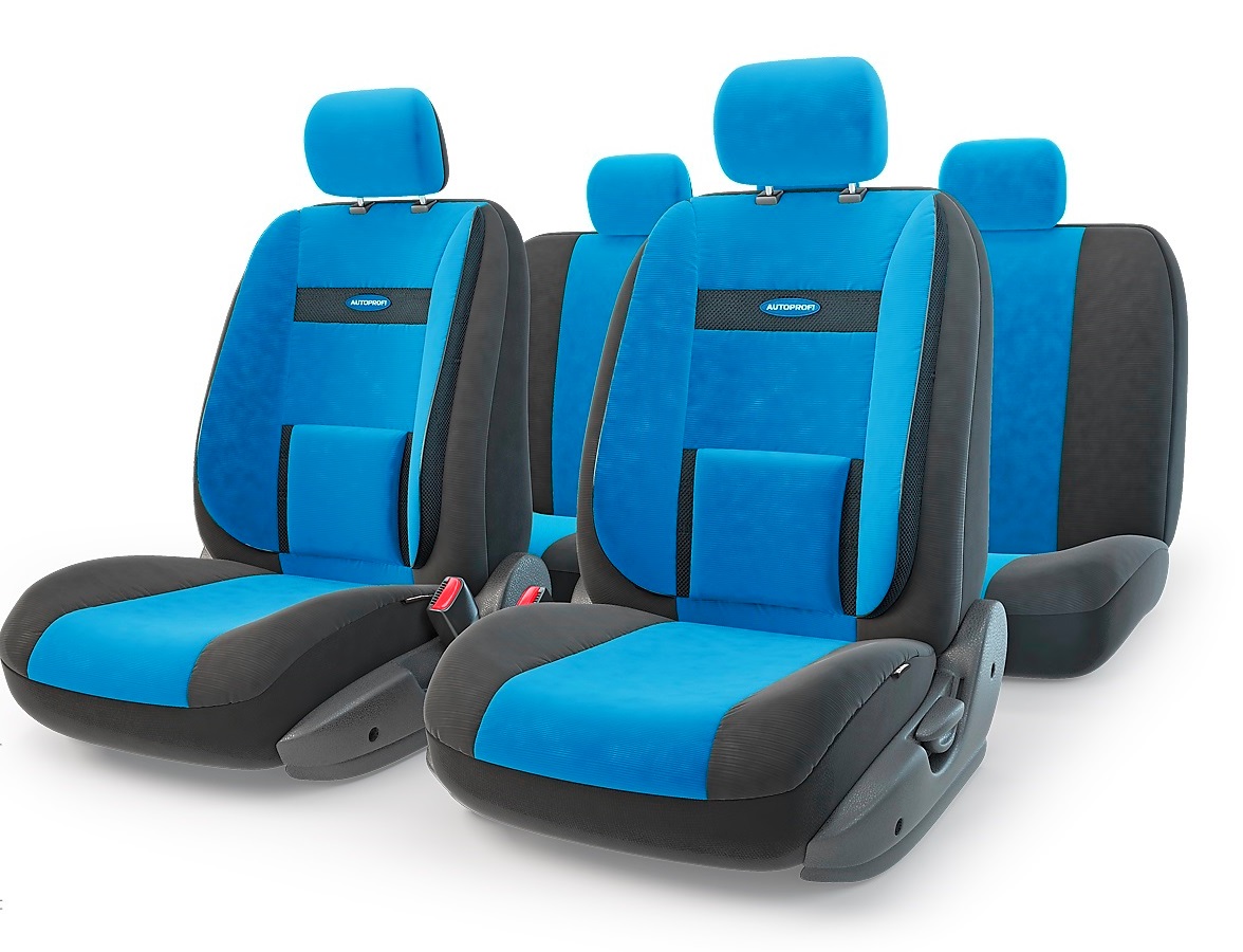 Чехол на сиденье Autoprofi Com-1105 bk/bl (М) чехол на сиденье autoprofi com 1105h bk d gy м
