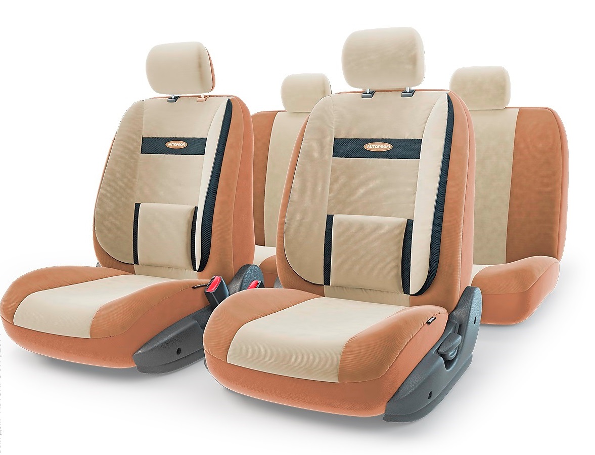 Чехол на сиденье Autoprofi Com-1105 d.be/l.be (М) набор авточехлов autoprofi comfort ортопедическая поддержка цвет светло бежевый 11 предметов размер м com 1105gp l be l be m
