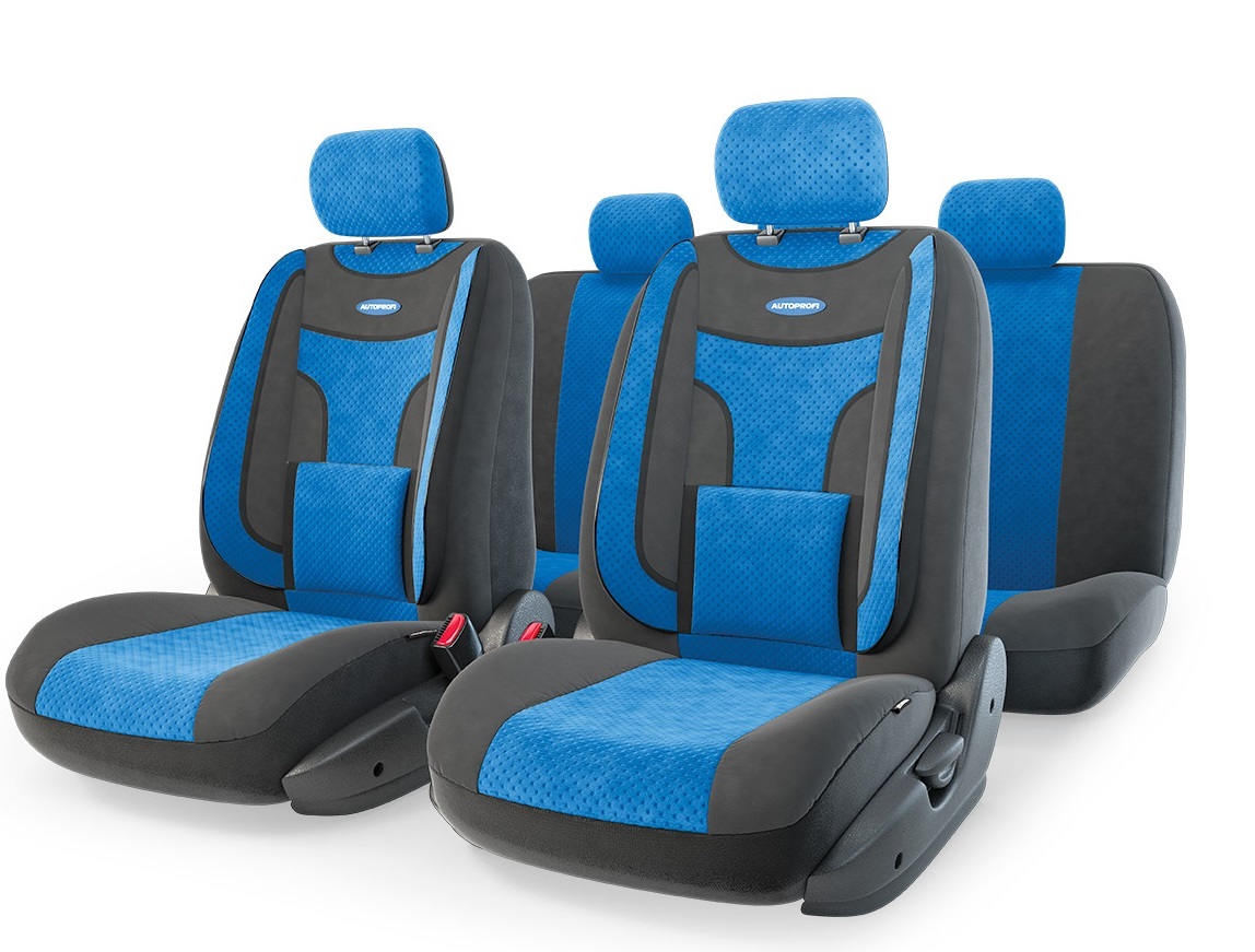 Чехол на сиденье Autoprofi Eco-1105 bk/bl (М) чехол на сиденье autoprofi eco 1105 bk rd м