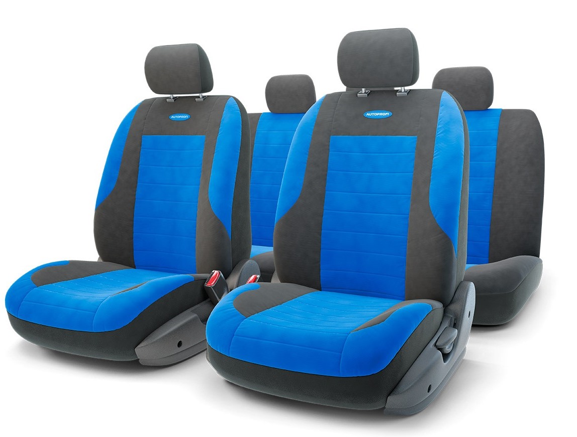 Чехол на сиденье Autoprofi Evo-1105 bk/bl (М) чехол на сиденье autoprofi eco 1105 bk rd м