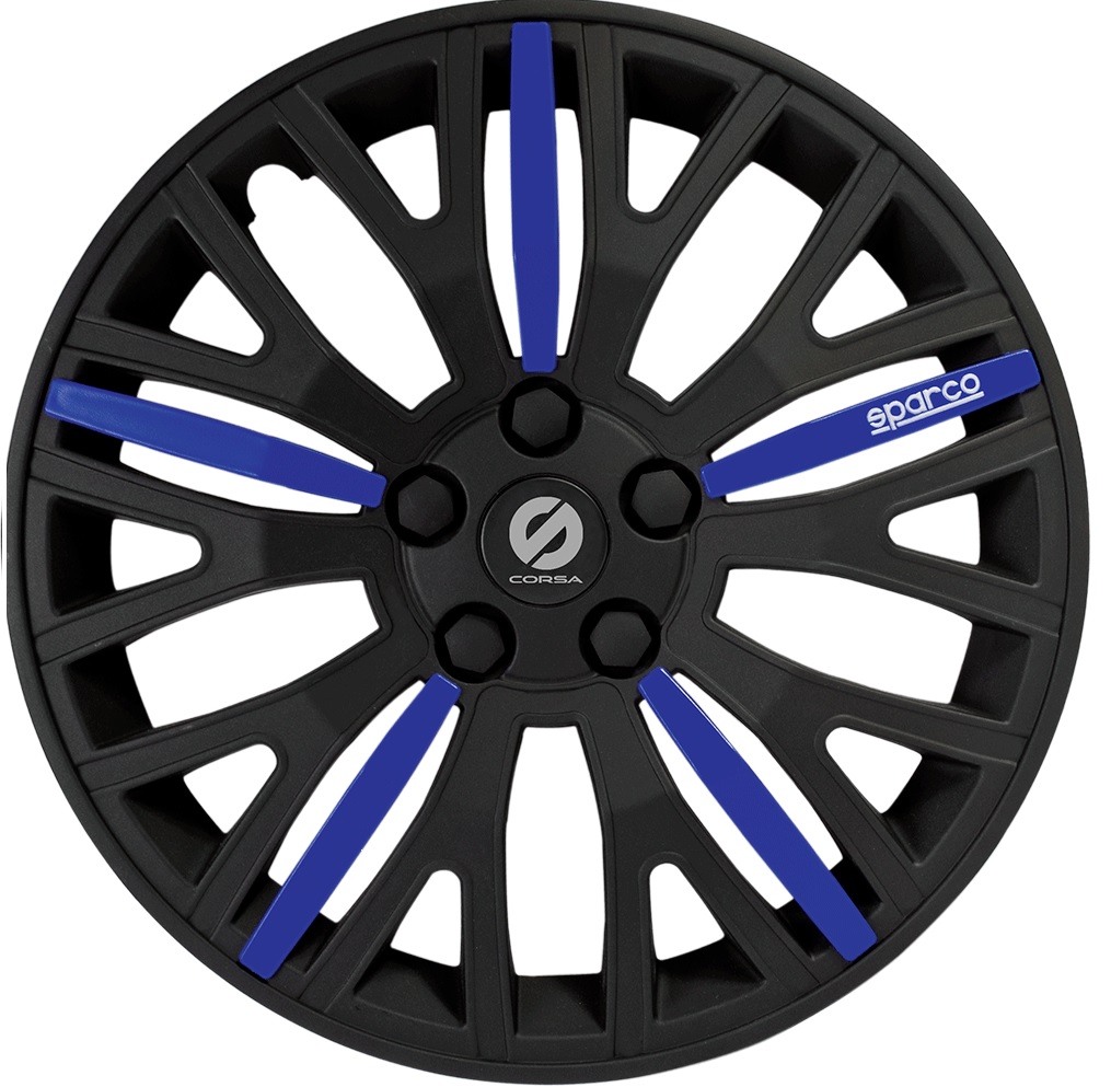 Колпаки на колёса Sparco Spc/wc-1350l bk/bl (13) колпаки на колёса autoprofi wc 1110 silver 13