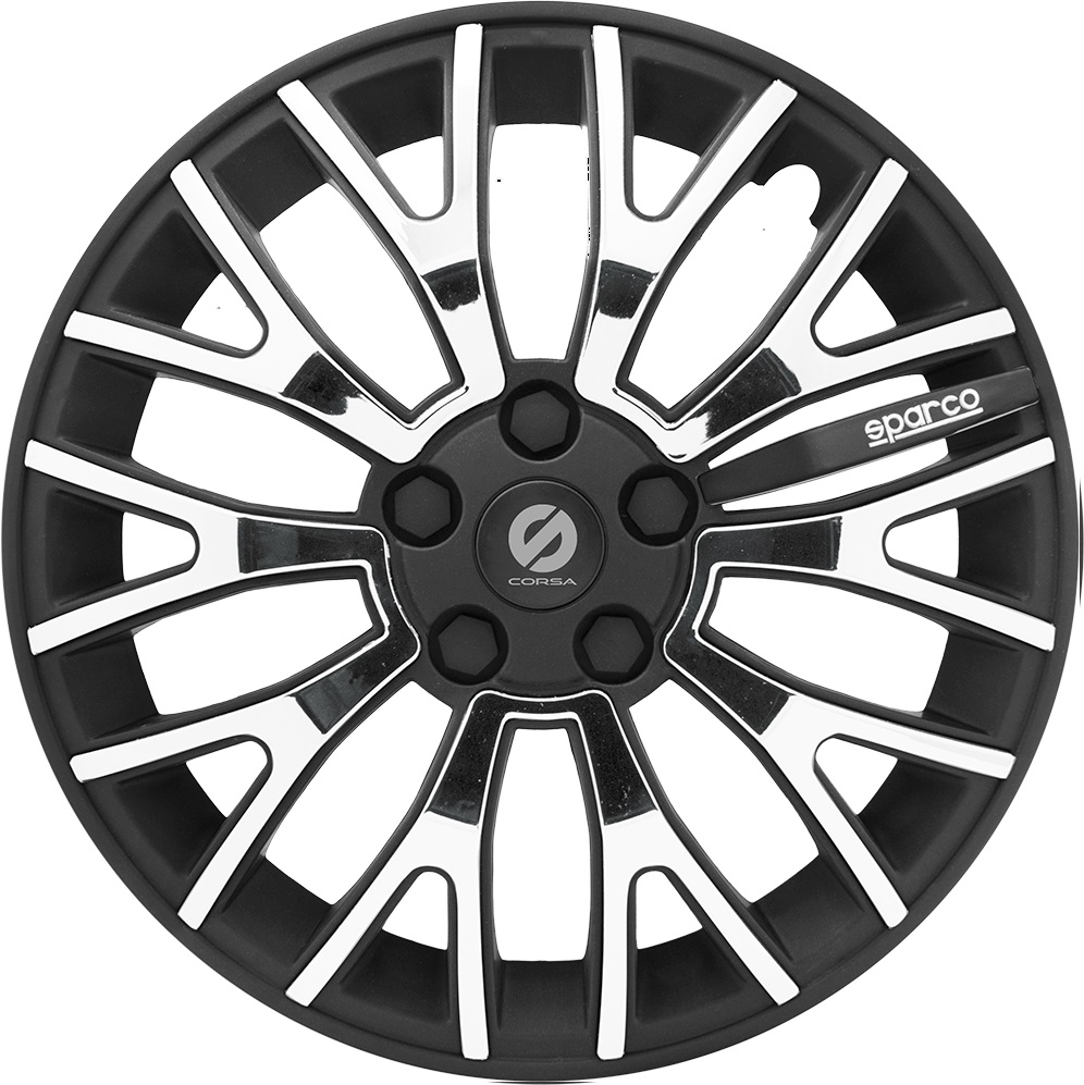 Колпаки на колёса Sparco Spc/wc-1350u bk/chrome (13) колпаки на колёса autoprofi wc 1145 chrome 13