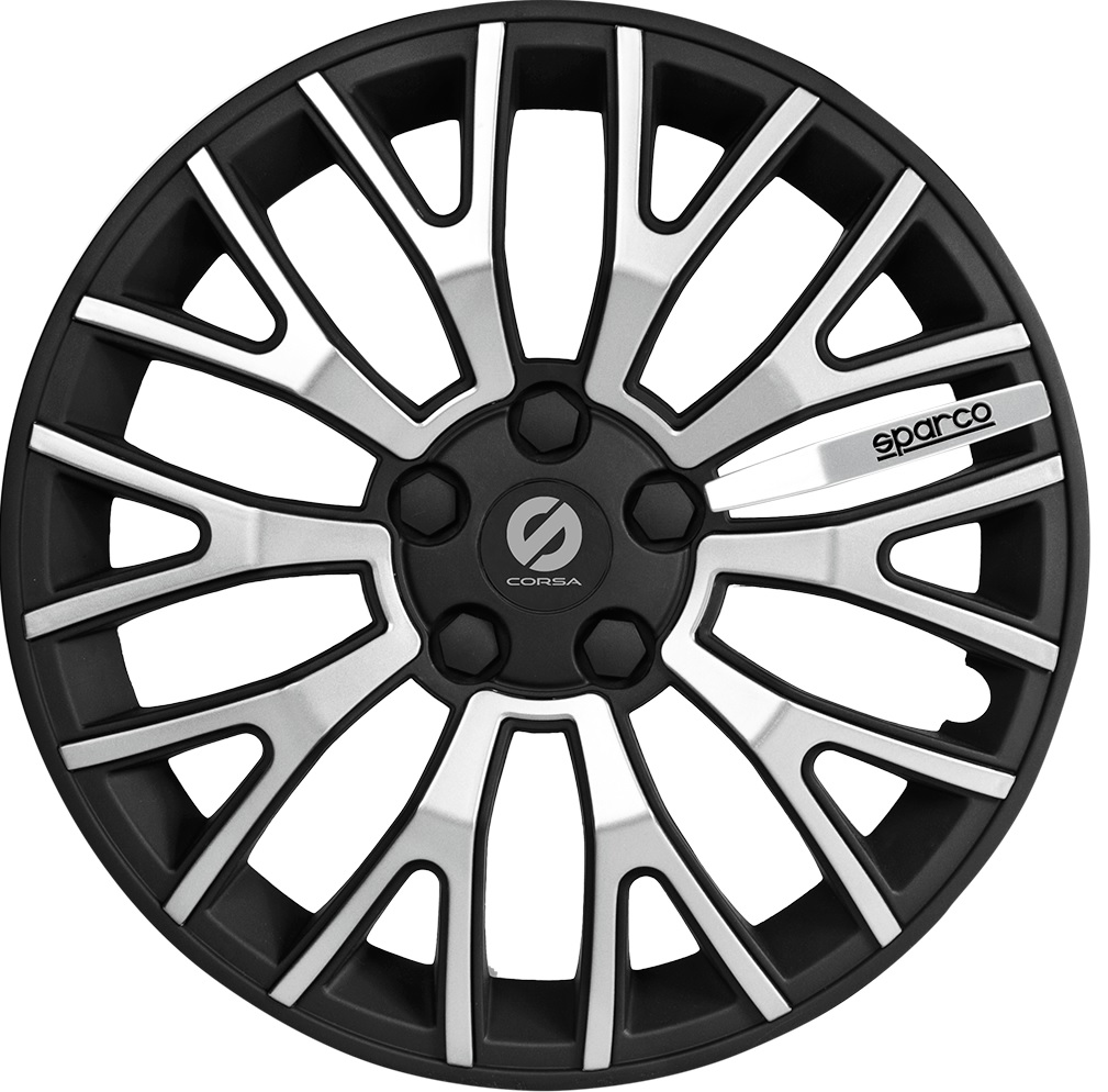 Колпаки на колёса Sparco Spc/wc-1350u bk/silver (13) колпаки на колёса autoprofi wc 1110 silver 13