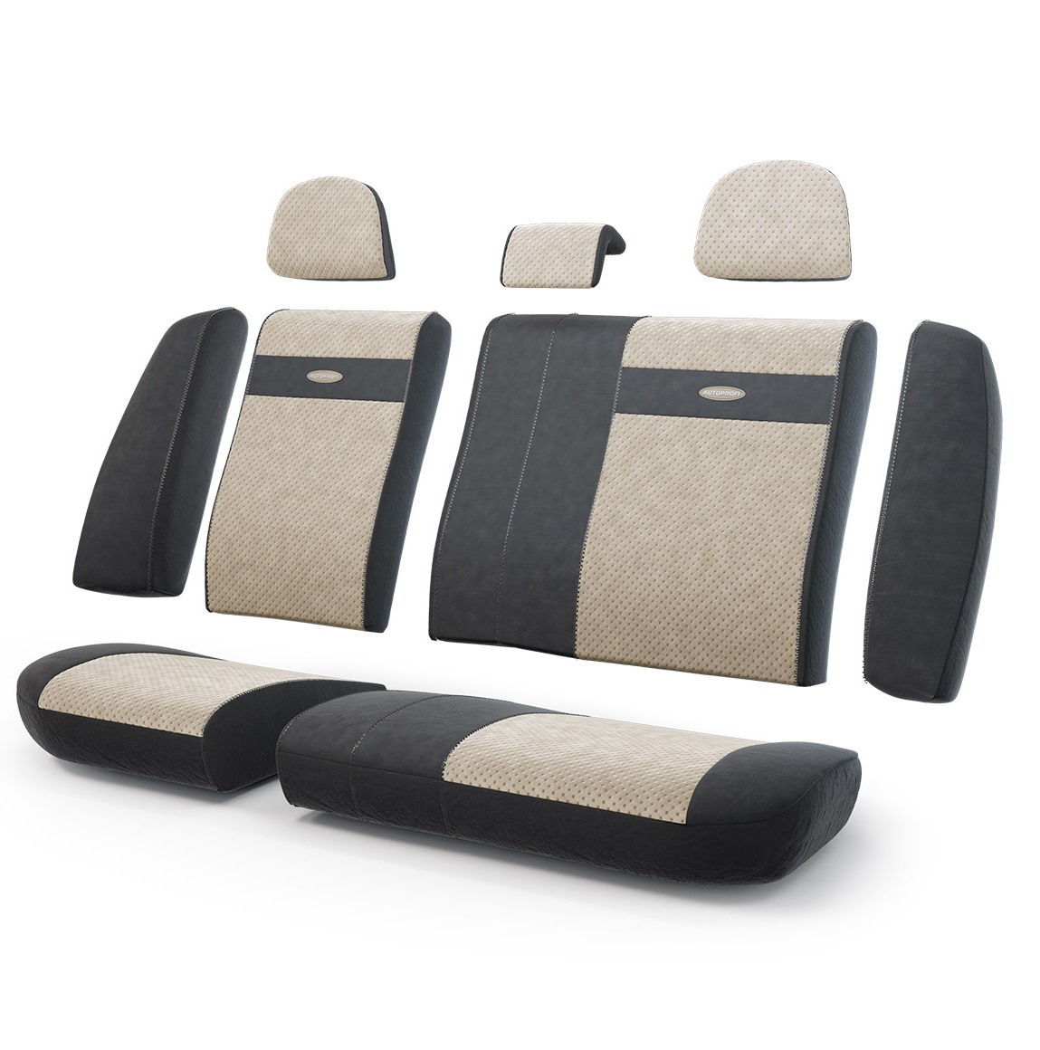 

Чехол на сиденье Autoprofi Trs-002 bk/l.be, Черный/светло-бежевый, Trs-002 bk/l.be
