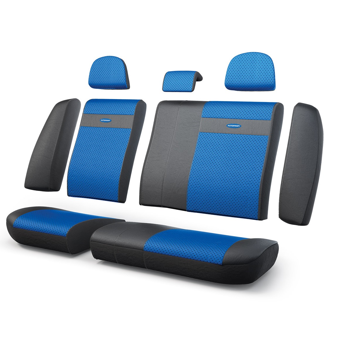 

Чехол на сиденье Autoprofi Trs-002g bk/bl, Черный/синий, Trs-002g bk/bl