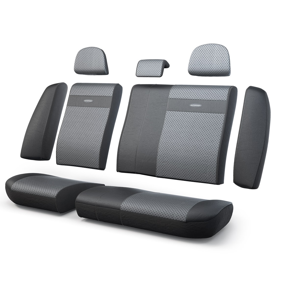 

Чехол на сиденье Autoprofi Trs-002g bk/d.gy, Черный/темно-серый, Trs-002g bk/d.gy